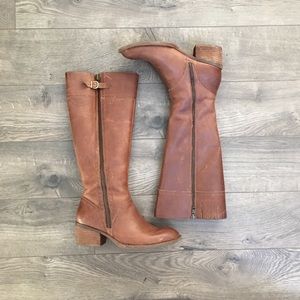 born poly tall boots